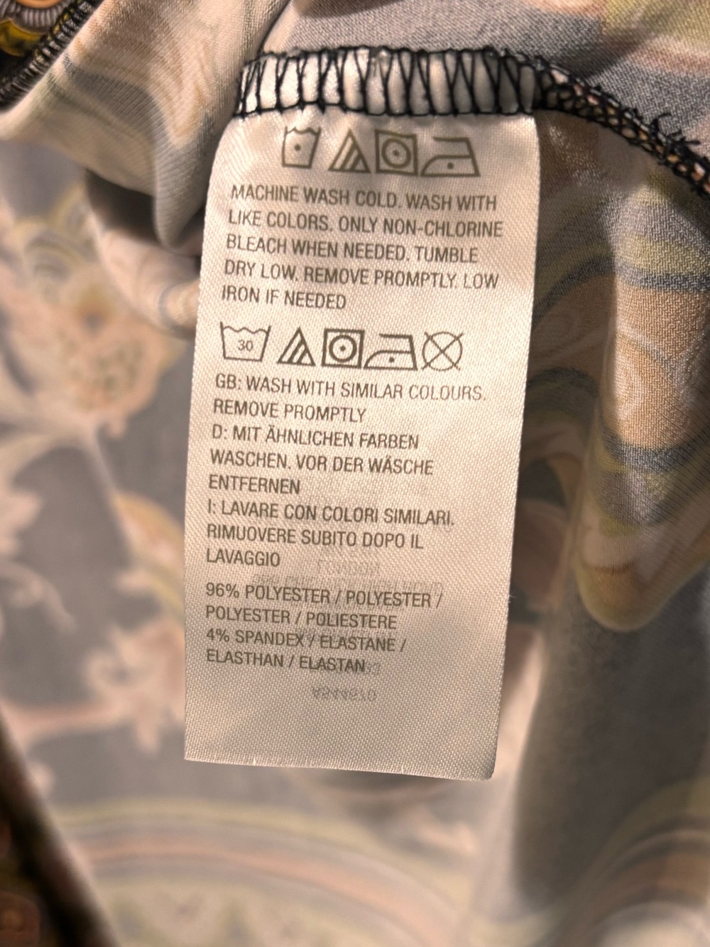 SUSAN GRAVER Liquid Knit Floral Black Open Kimono Style Cardigan - Picture 8 of 8